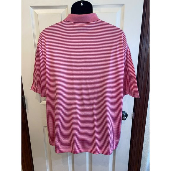 Bobby Jones Golf Polo Pink Striped Size XL - Picture 6 of 7